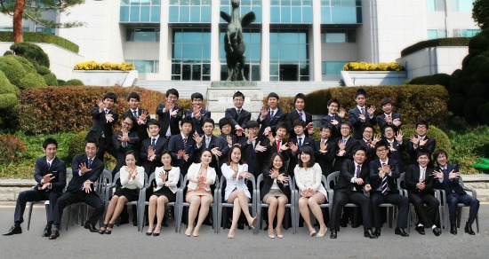 Sinh viên đang theo học tại trường đại học Kwangwoon