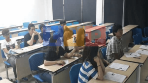 Một tiết học trong trường cao đẳng Andong
