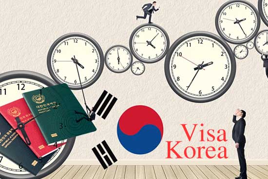 Thời gian xin visa Hàn Quốc là khoảng 7-8 ngày