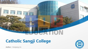 Cao đẳng Catholic Sangji – Trường công giáo đa dạng về chuyên ngành học