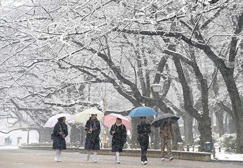 Mùa đông lạnh giá tại Hàn Quốc sẽ cản trợ công việc học và việc làm thêm của nhiều du học sinh muốn đi làm